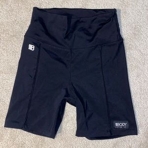 Biker shorts cotton on body